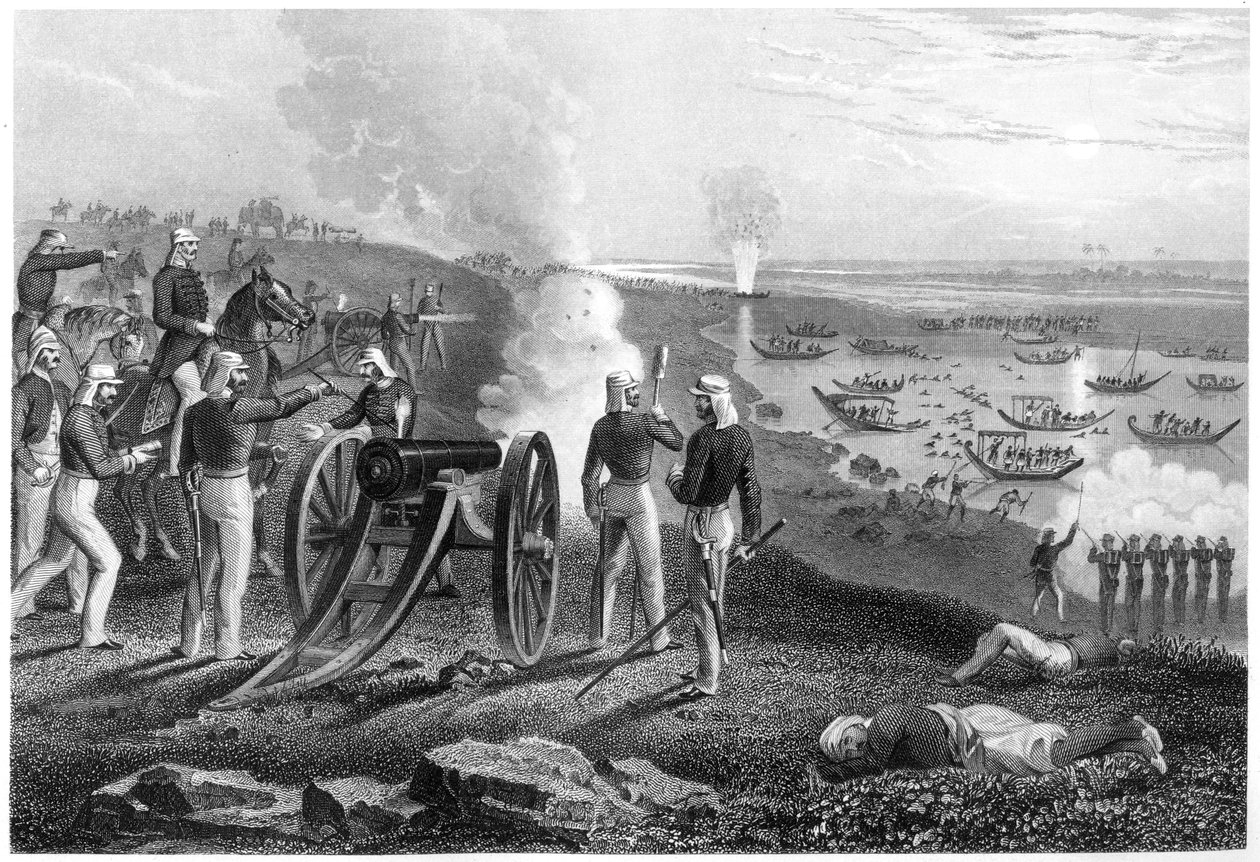 Le major Eyre chassant les rebelles d