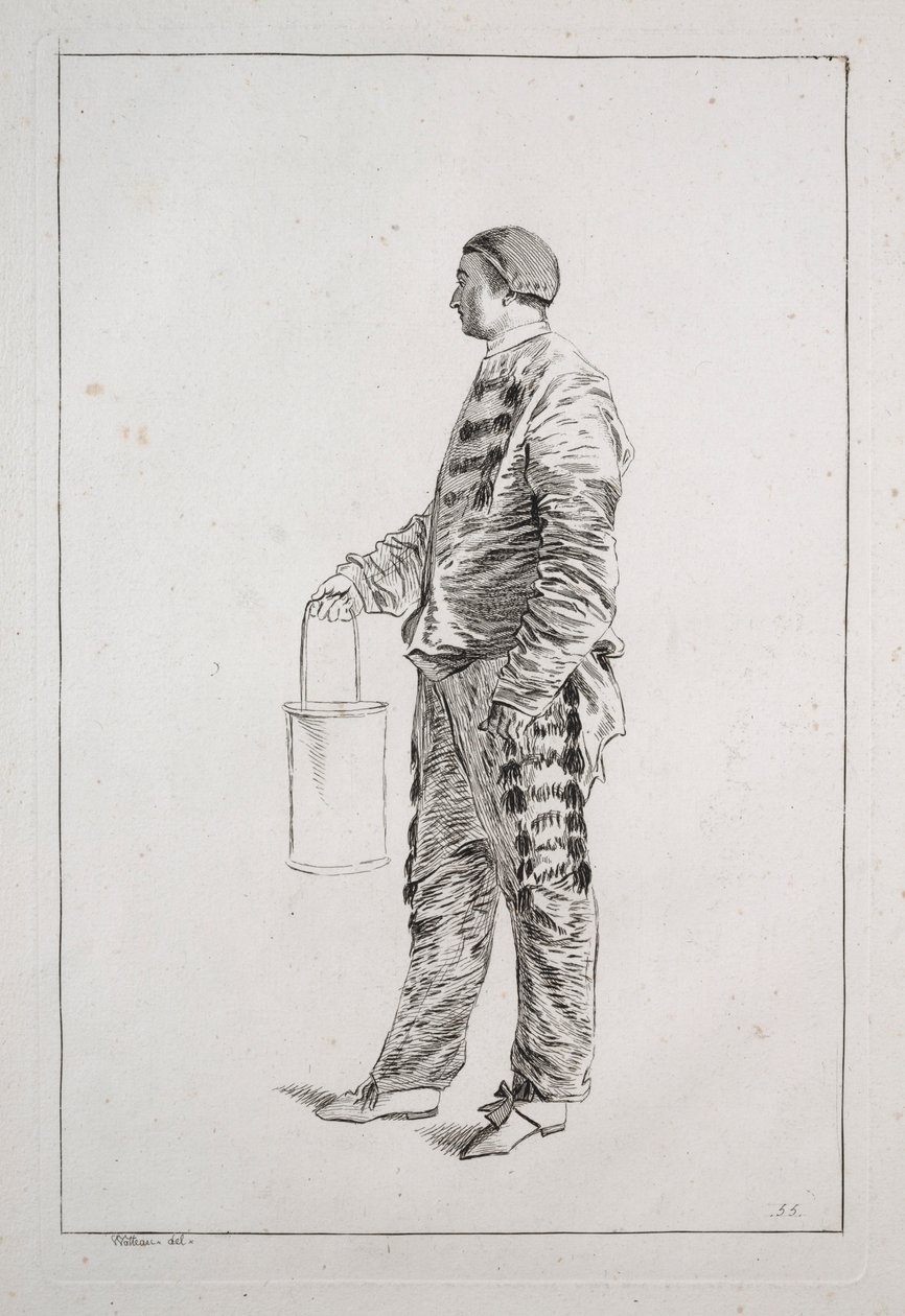 Homme debout, 1700s - Unbekannt