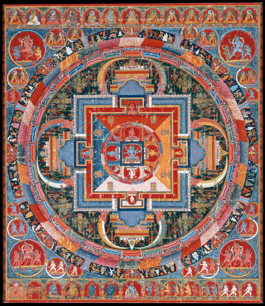 Mandala de Jnanadakini, fin du 14ème siècle - Unbekannt