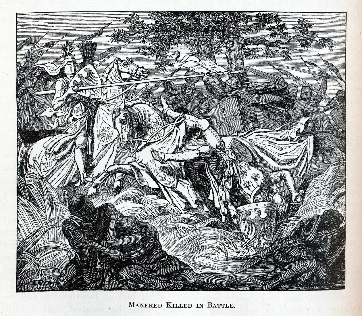 Manfred tué au combat, 1882 - Unbekannt