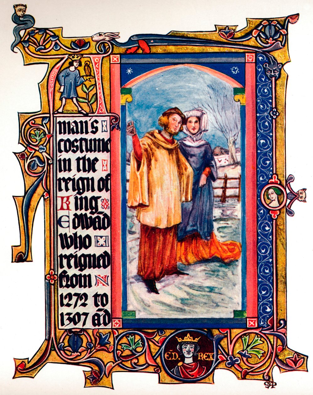 Costume masculin sous le règne du roi Édouard Ier, 1909 - Unbekannt