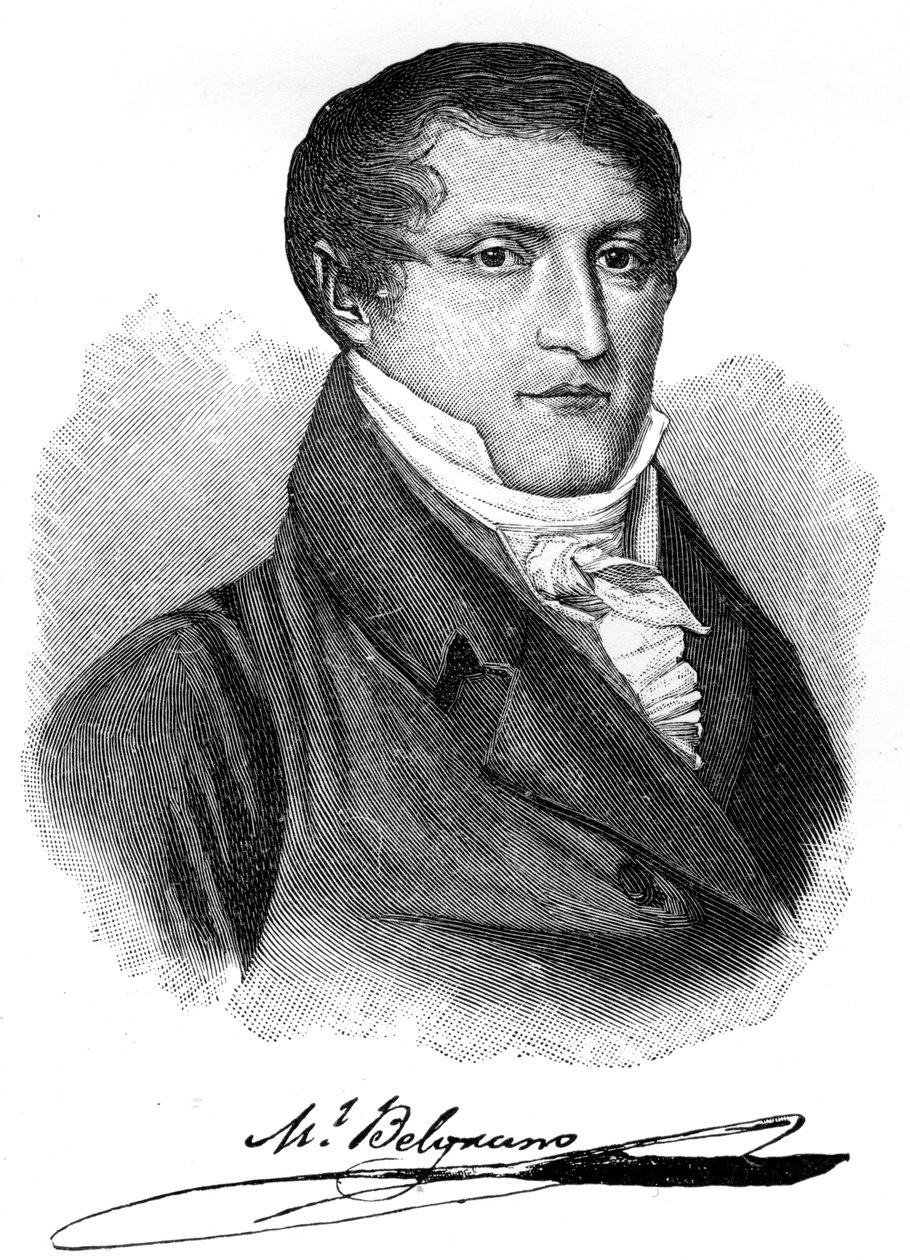 Manuel Belgrano, économiste, avocat, politicien et chef militaire argentin du 19ème siècle - Unbekannt