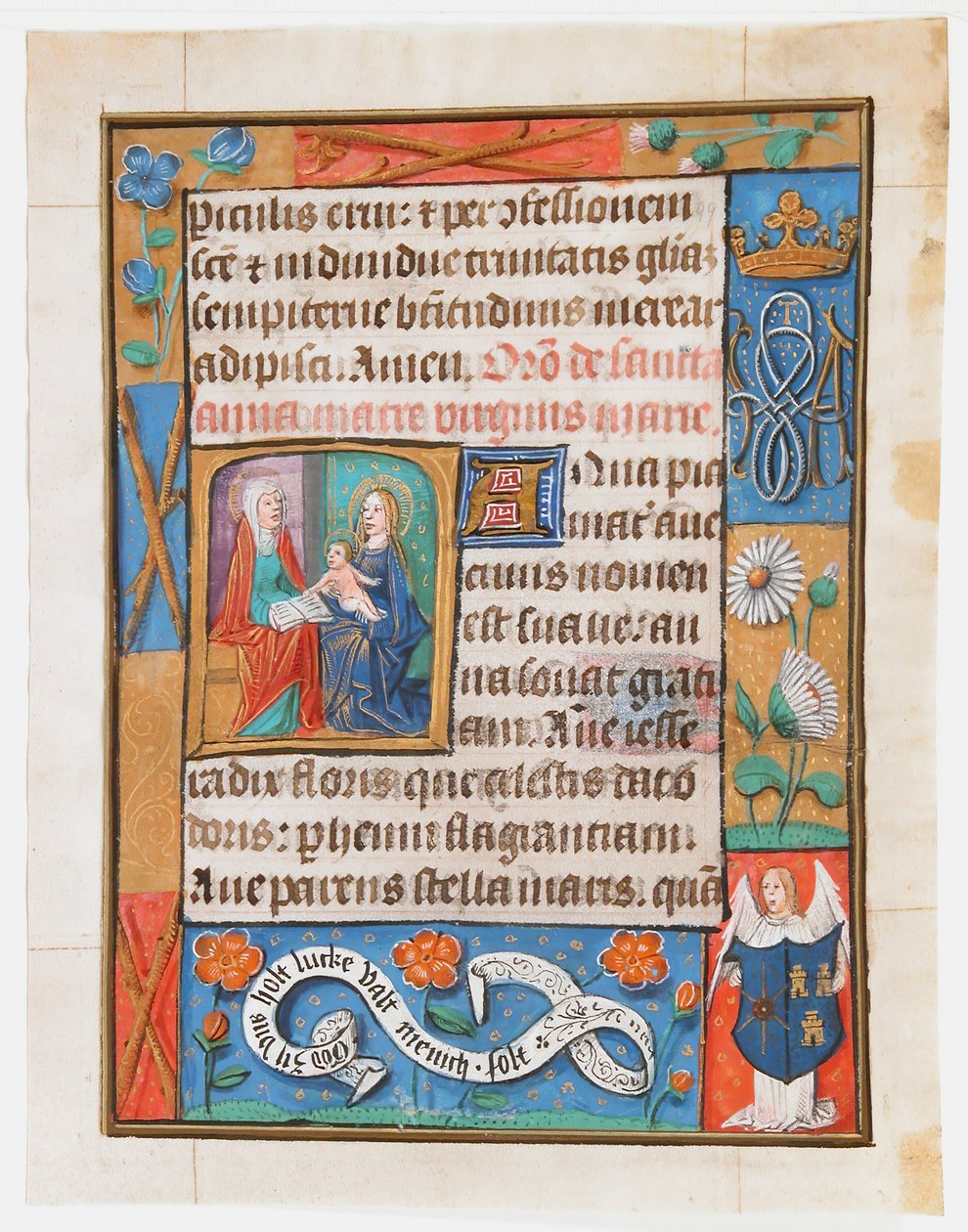 Feuille de manuscrit d