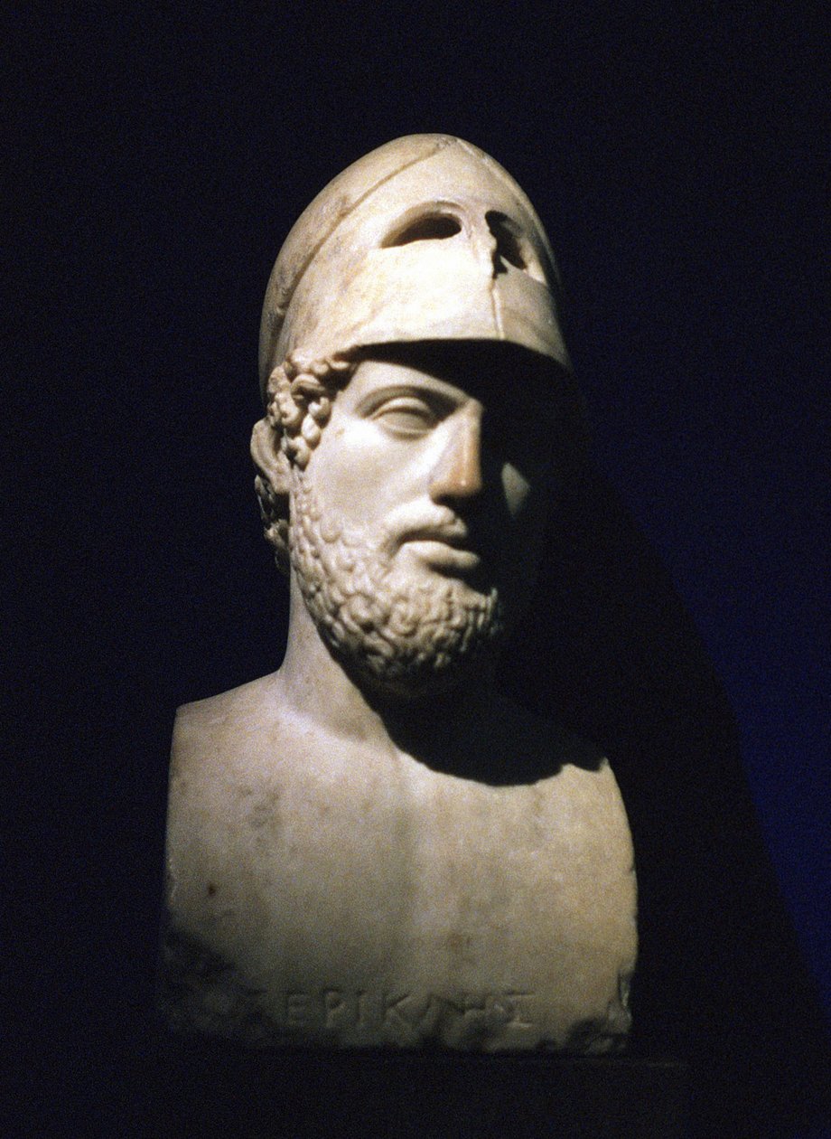 Buste en marbre de Périclès (Périclès) homme d