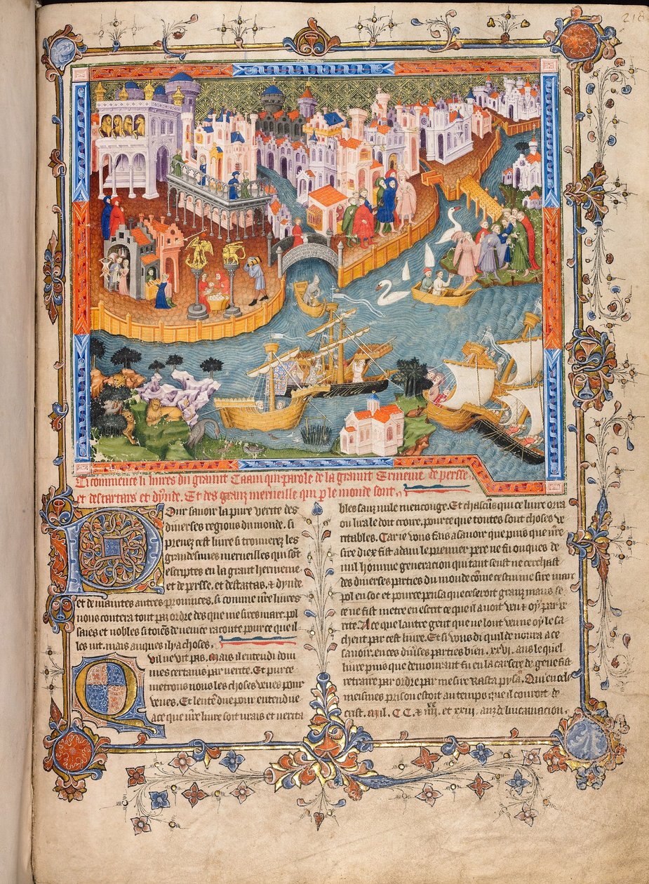 Départ de Marco Polo de Venise en 1271, d