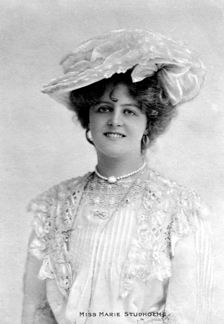 Marie Studholme 1875-1930, actrice anglaise, 1903 - Unbekannt