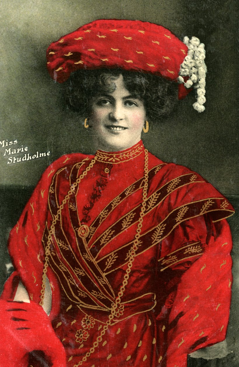 Marie Studholme 1875-1930, actrice anglaise, 1907 - Unbekannt