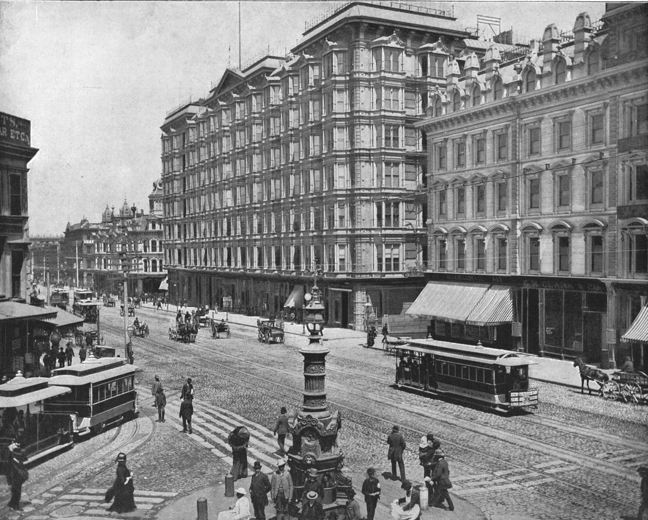 Market Street, San Francisco, Californie, USA, vers 1900 - Unbekannt