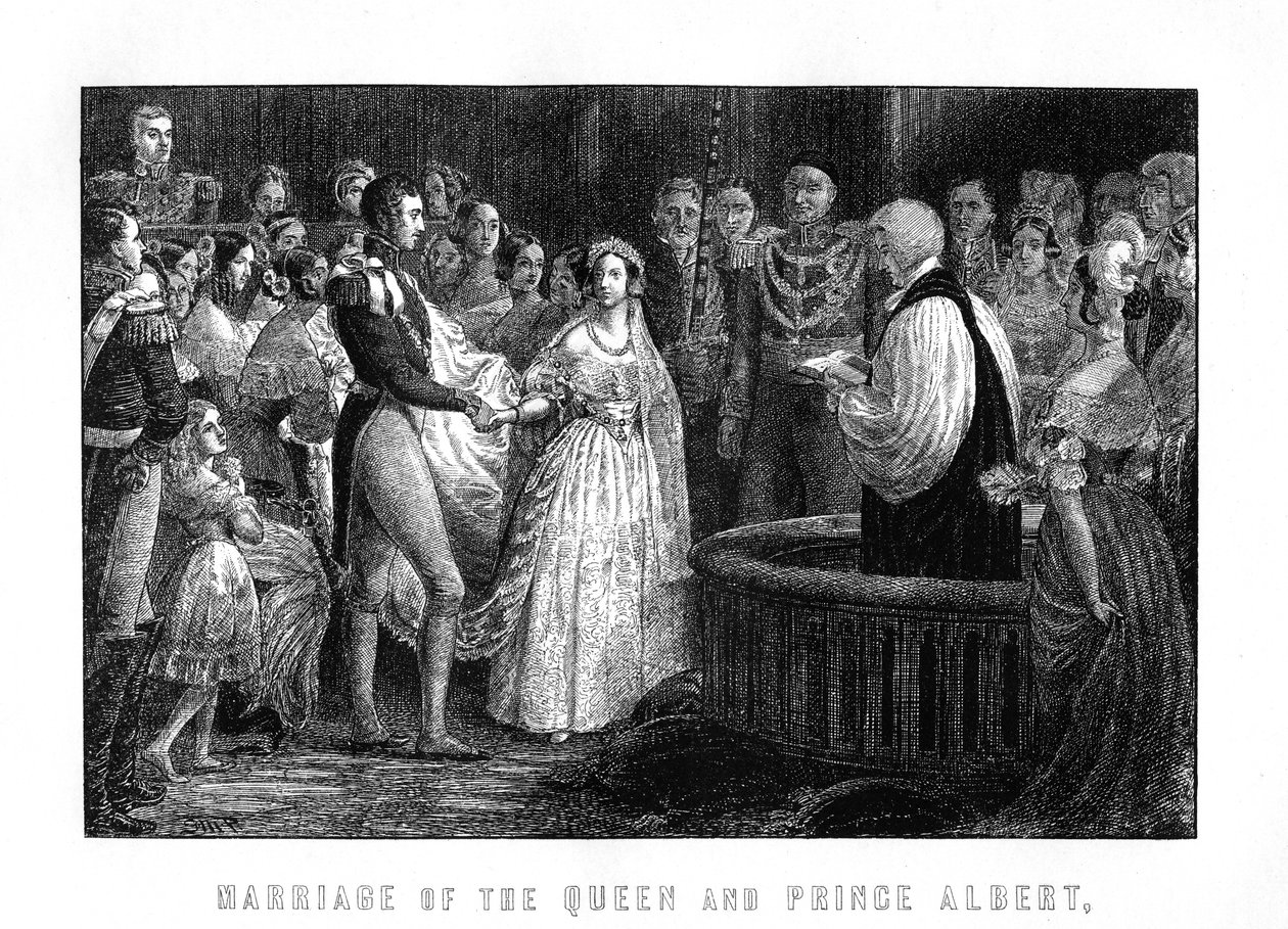 Mariage de la reine Victoria et Albert, Chapelle Royale, Palais St James, 10 février 1840, 1899 - Unbekannt