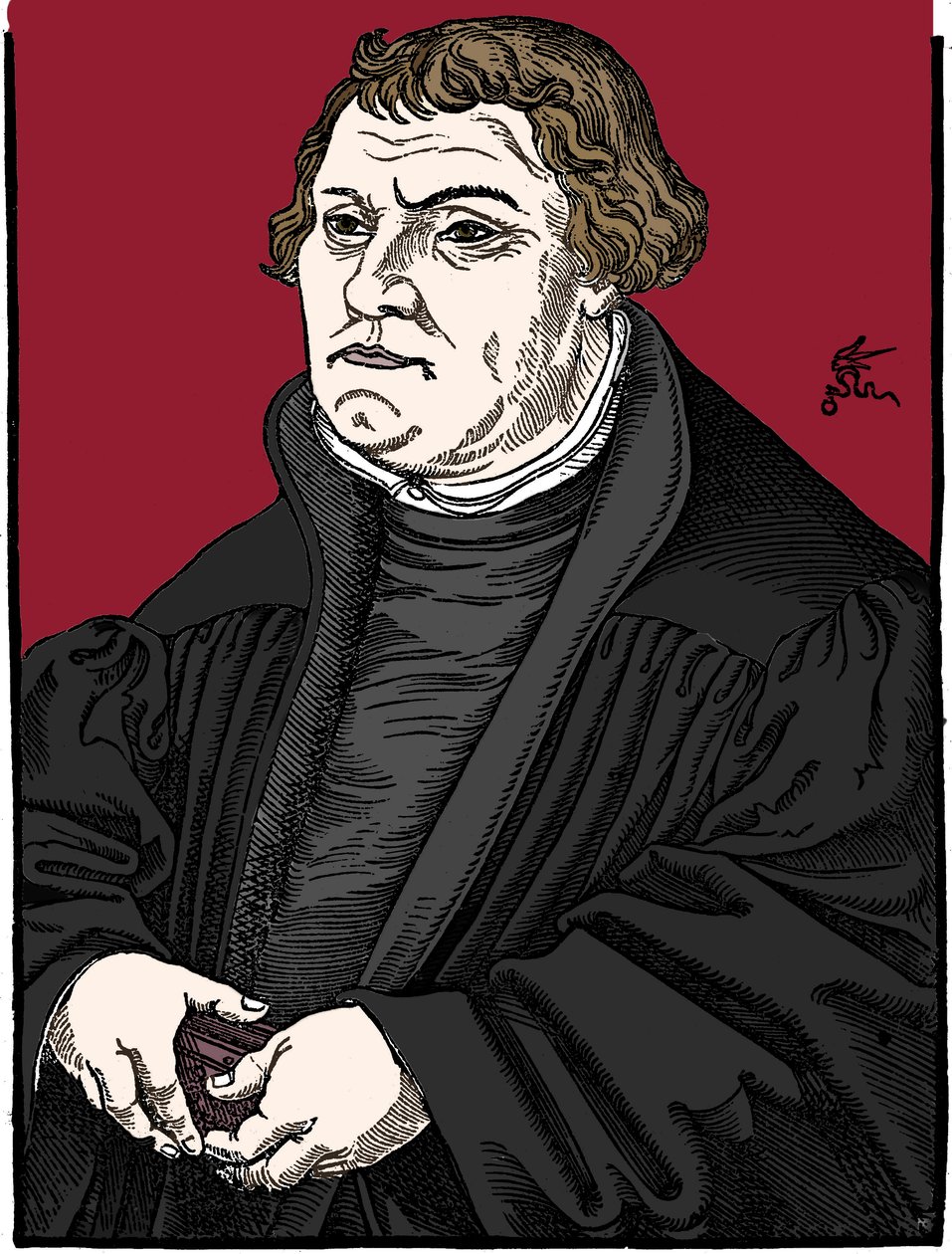 Martin Luther réformateur protestant allemand, 1546 - Unbekannt