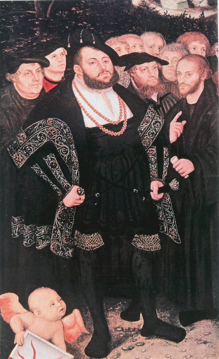 Martin Luther avec des réformateurs, vers 1530 - Unbekannt