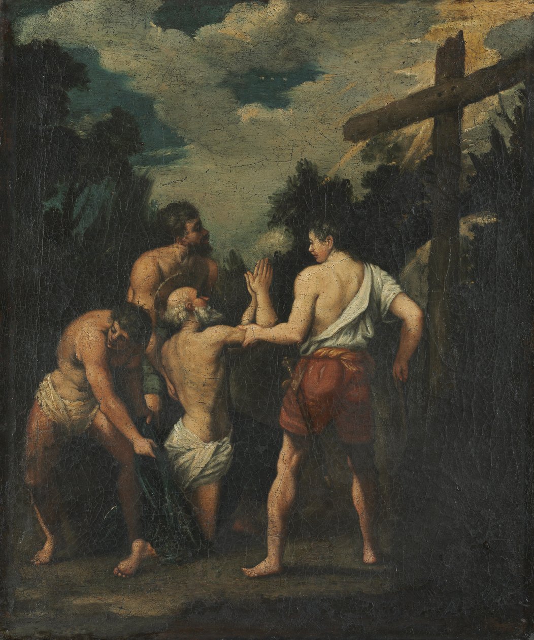 Le Martyre de Saint André, années 1600 - Unbekannt