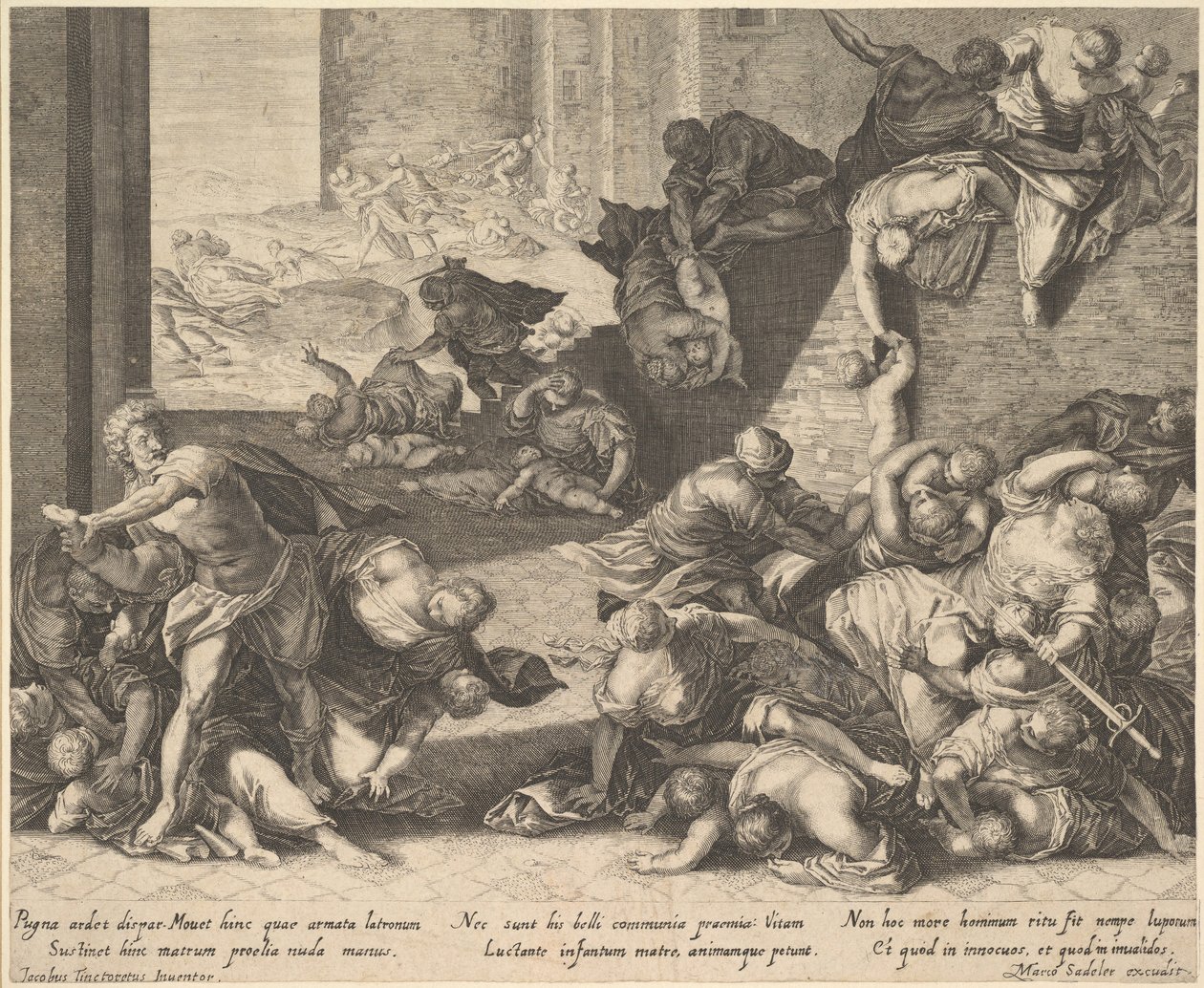 Massacre des Innocents, copie réduite et inversée d