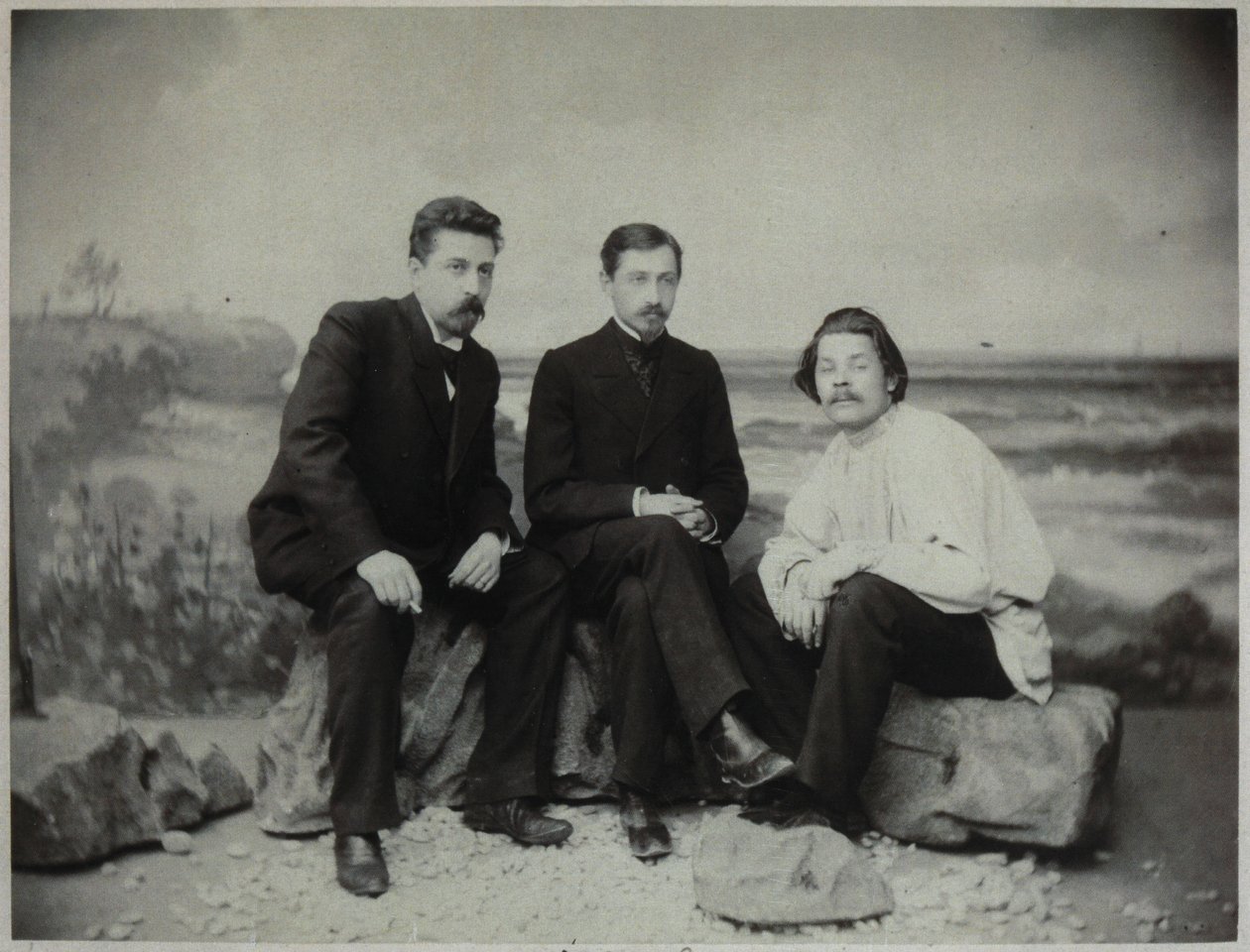 Maxim Gorki, Ivan Bounine et Nikolaï Teleshov, 1900 - Unbekannt