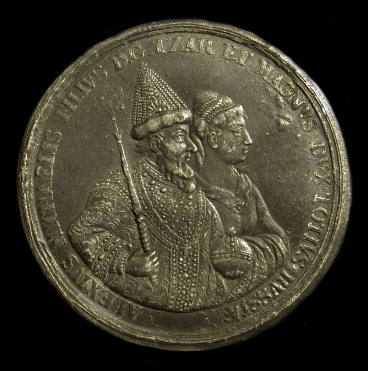 Médaille du tsar Alexis Ier de Russie pour célébrer la naissance de Pierre le Grand, vers 1775 - Unbekannt
