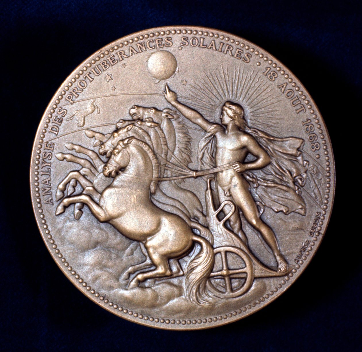 Médaille commémorant Pierre Janssen et Norman Lockyer, astronomes français et anglais - Unbekannt
