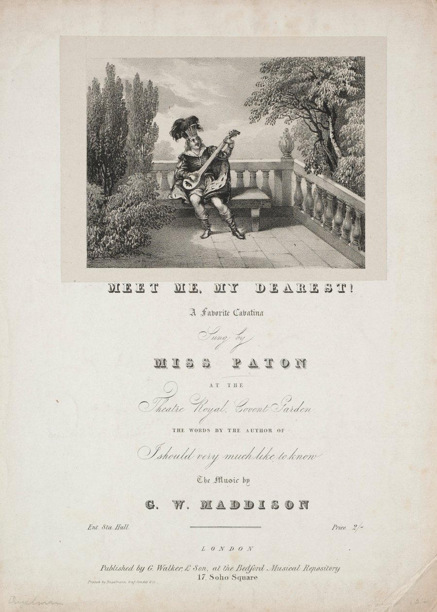 Rencontrez-moi, mon cher!, 1800s - Unbekannt