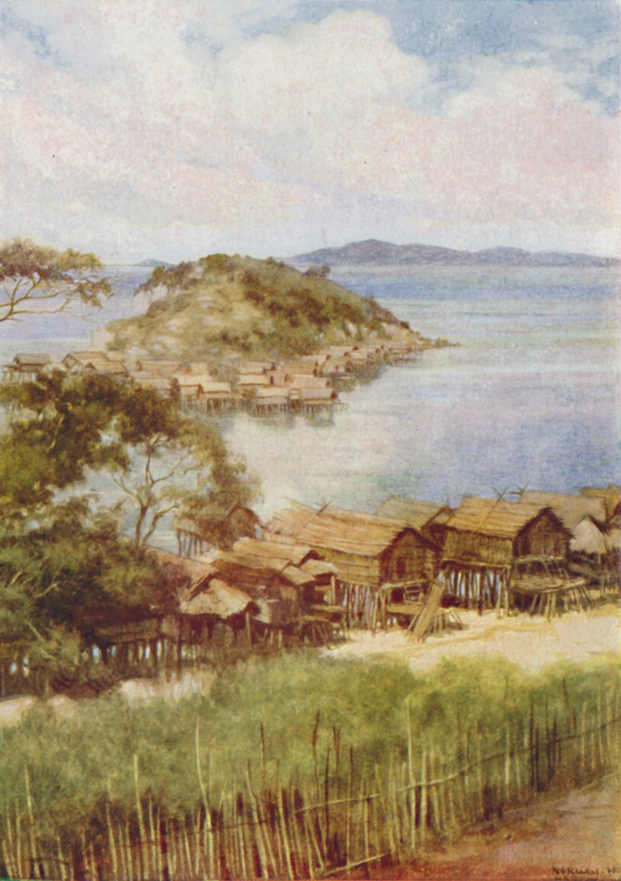 Village mélanésien, 1924 - Unbekannt
