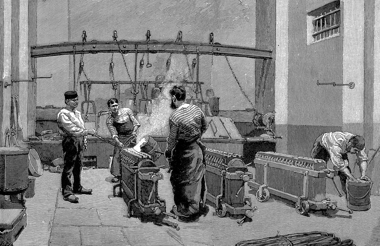 Maison de fonte à la Monnaie de Paris, 1892 - Unbekannt