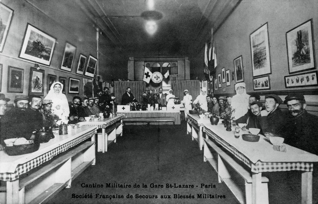 Cantine militaire, Gare St Lazare, Paris, Première Guerre mondiale, 1914-1918 - Unbekannt