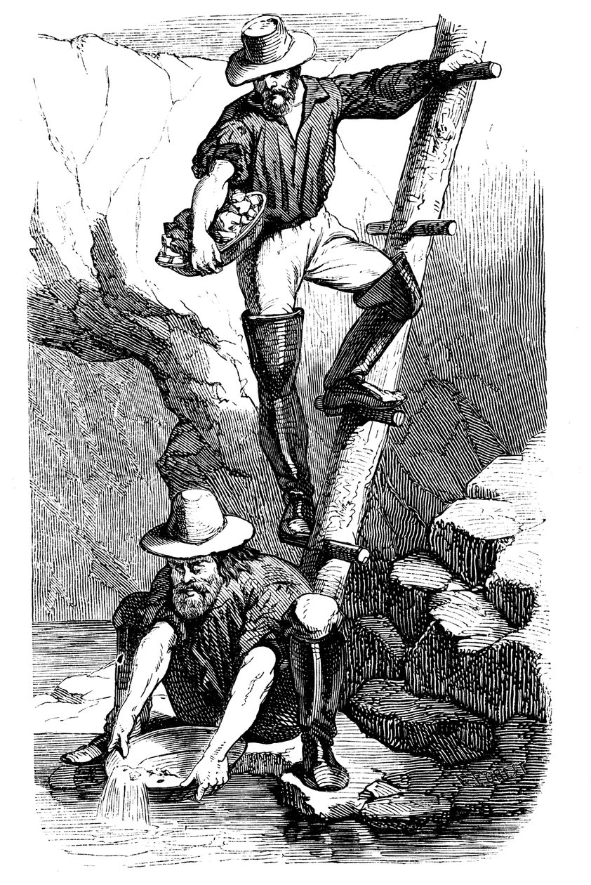 Mineurs cherchant de l