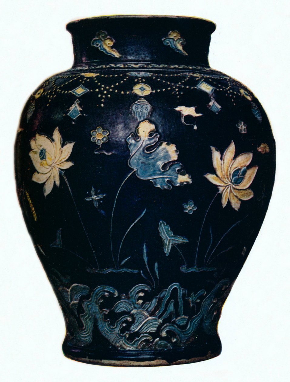 Dynastie Ming, vase Fahua, 15e siècle - Unbekannt