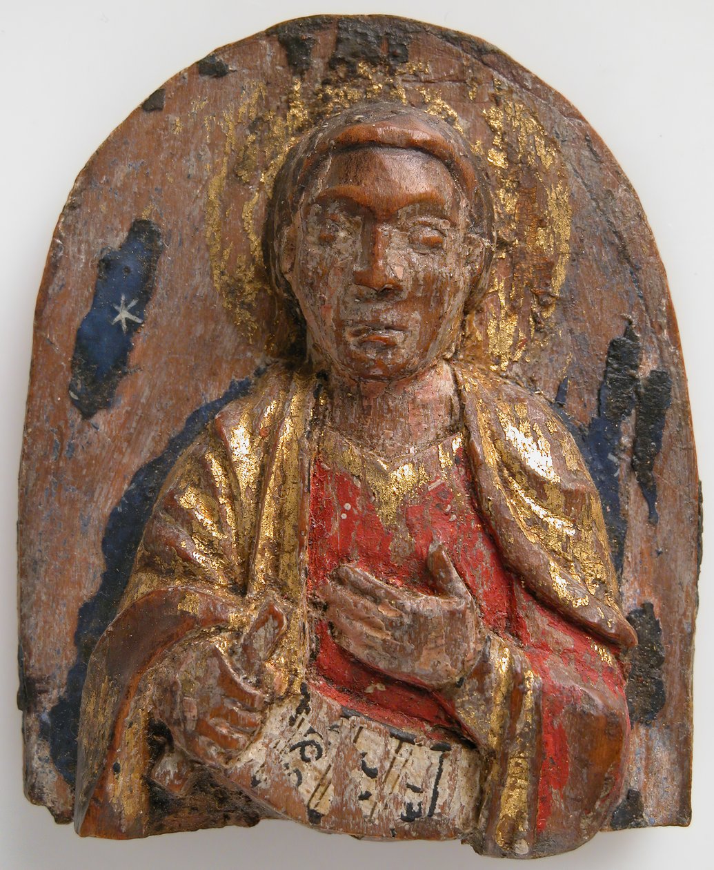 Miniature en relief du prophète hébreu Daniel avec rouleau, allemand, 1200-1225 - Unbekannt
