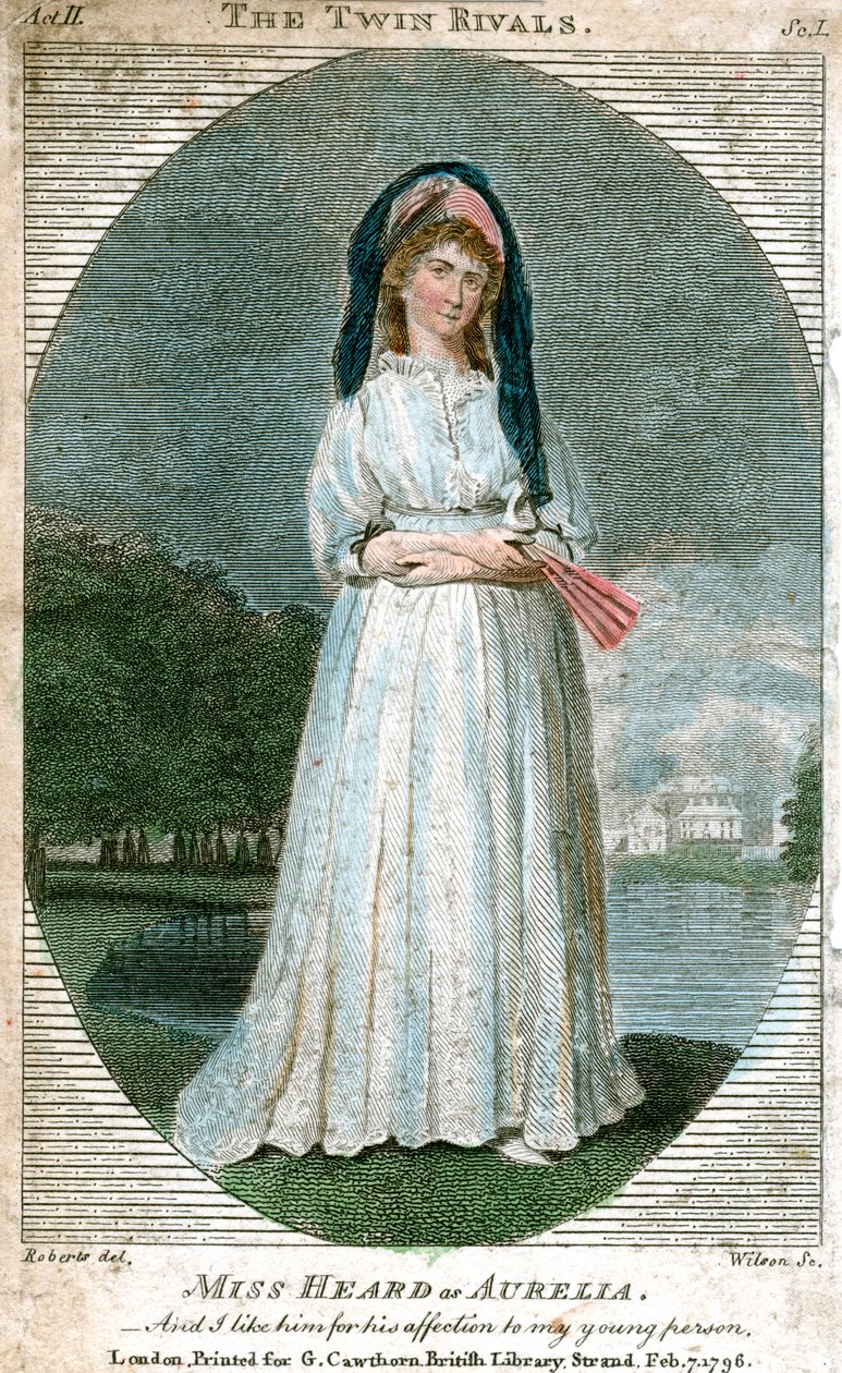 Mlle Heard en Aurélia, 1796 - Unbekannt
