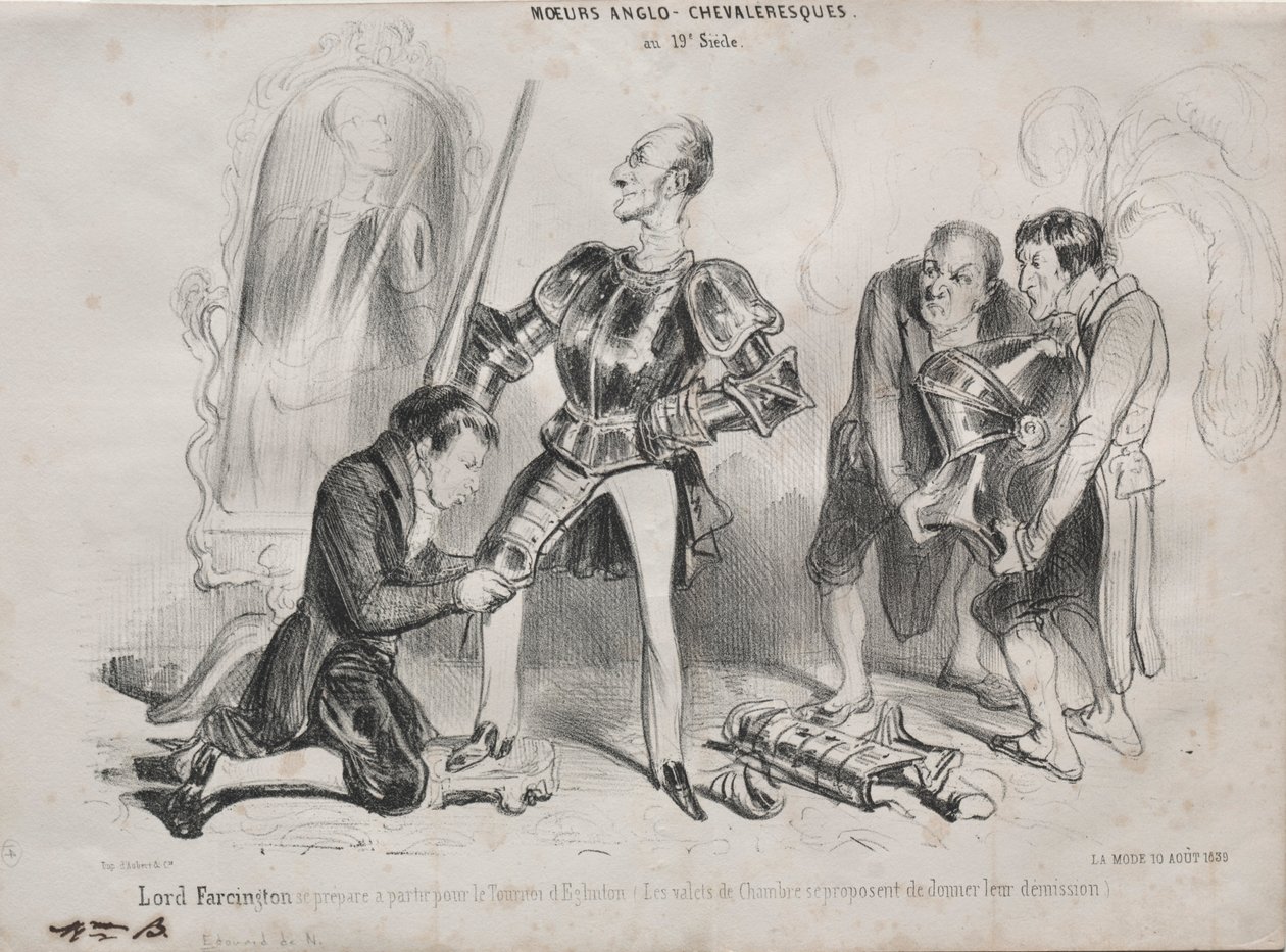 Mœurs anglo-chevaleresques, 1839 - Unbekannt