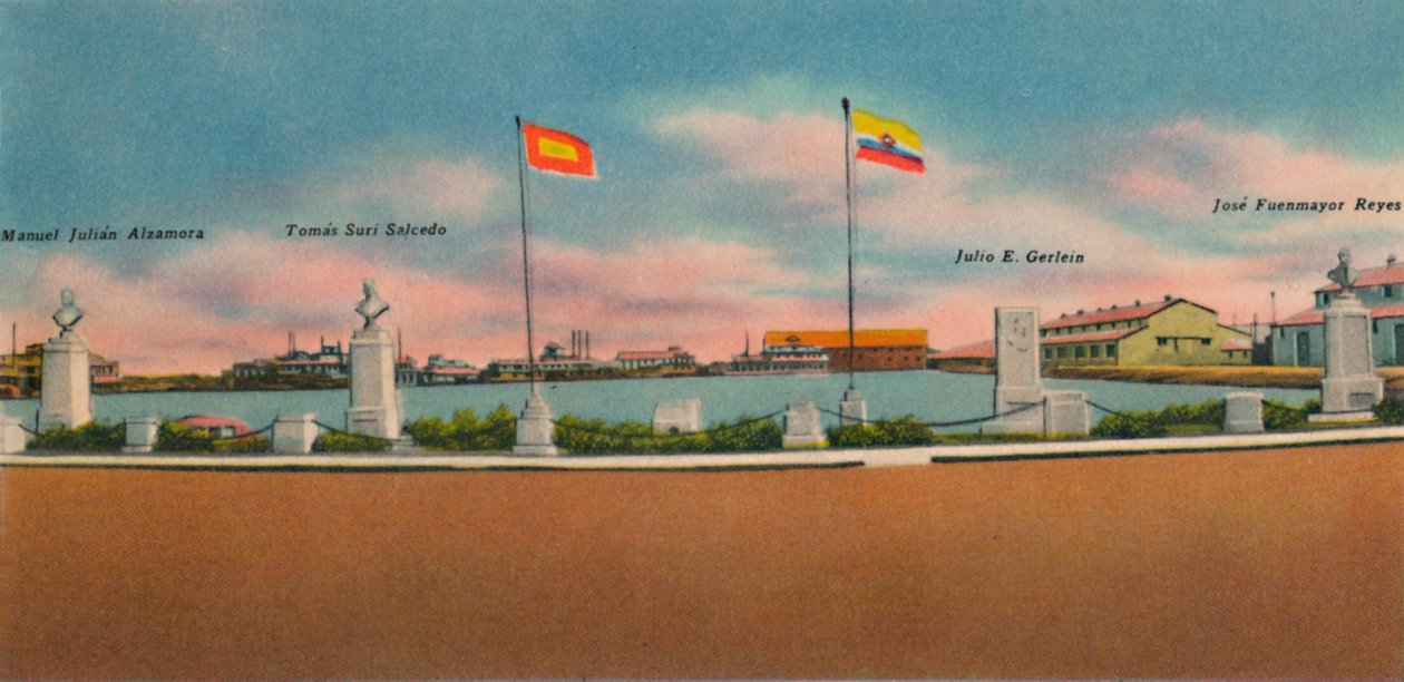 Monument érigé par la Société pour les Améliorations Publiques, Bocas de Ceniza, c1940s - Unbekannt