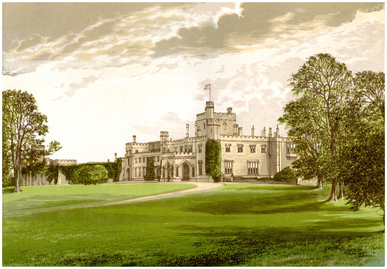 Moreton Hall, Cheshire, maison de la famille Ackers, vers 1880 - Unbekannt