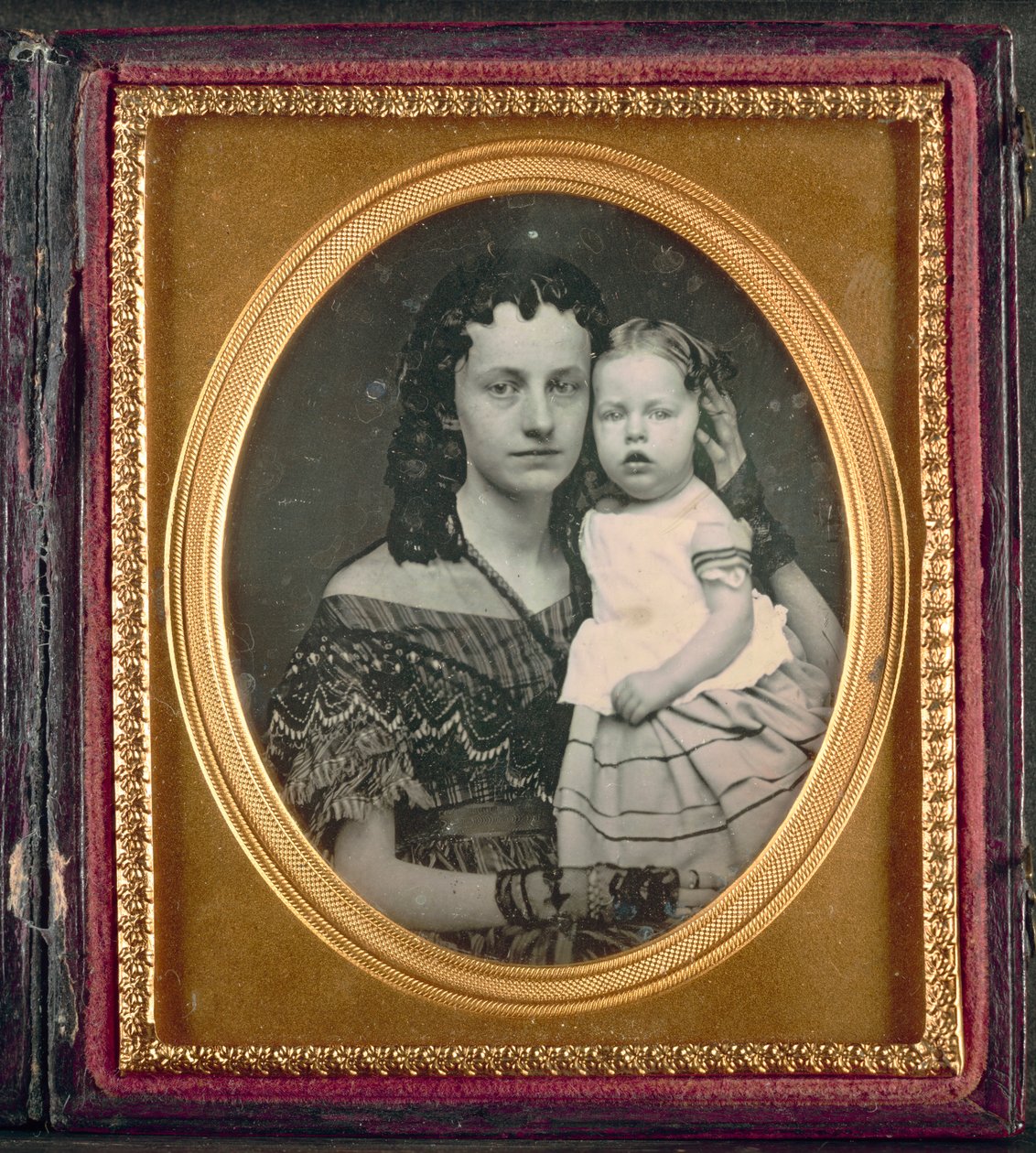 Mère et enfant, vers 1855 - Unbekannt