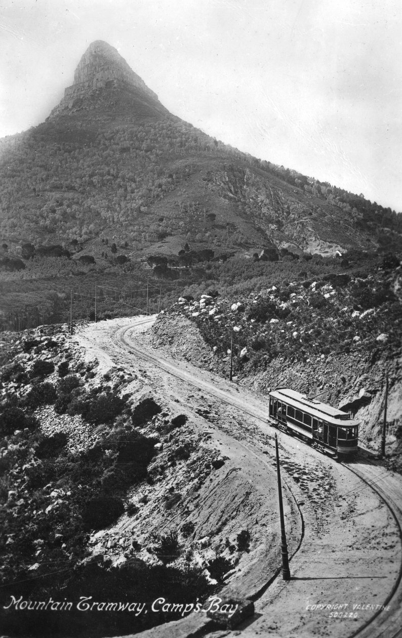 Tramway de montagne, Camps Bay, Le Cap, Afrique du Sud, 1917 - Unbekannt