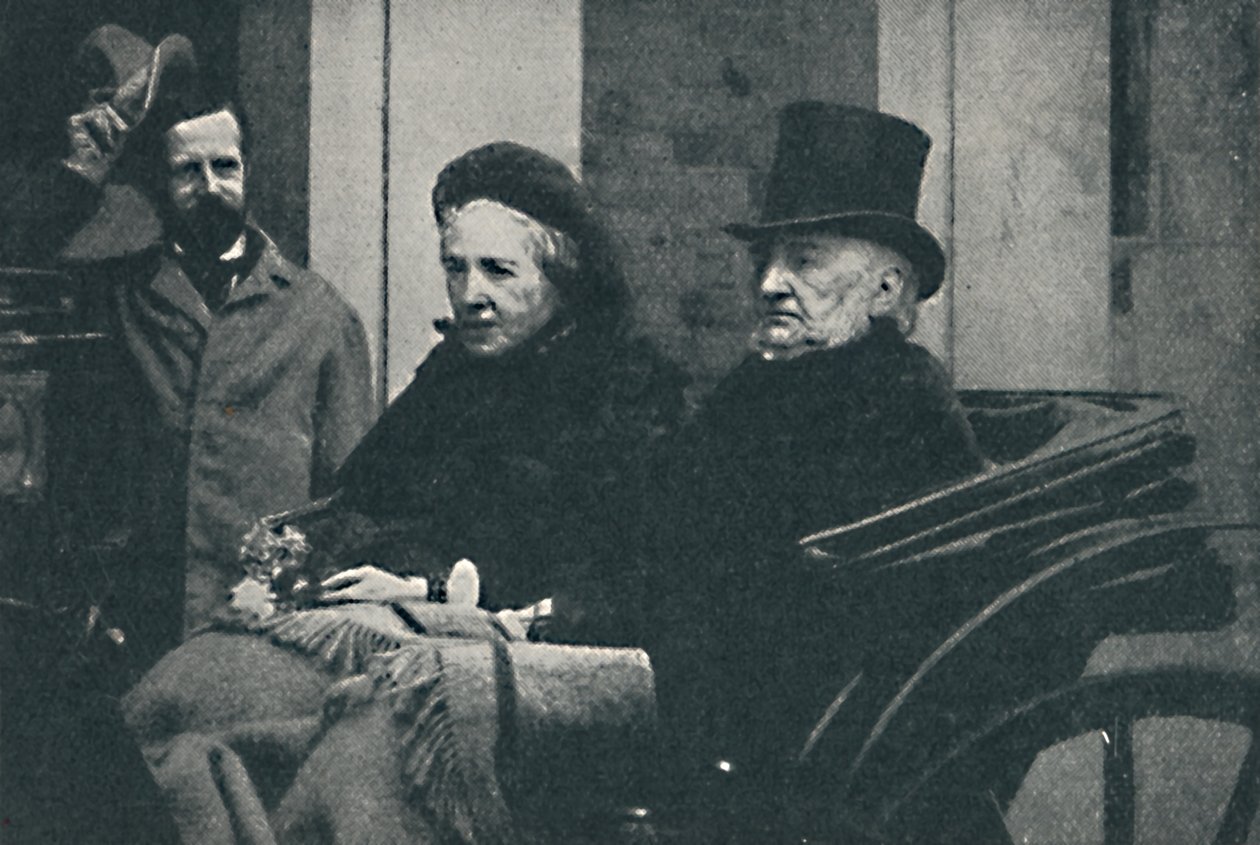 M. et Mme Gladstone traversant Glasgow lors des élections générales de 1892, 1900 - Unbekannt