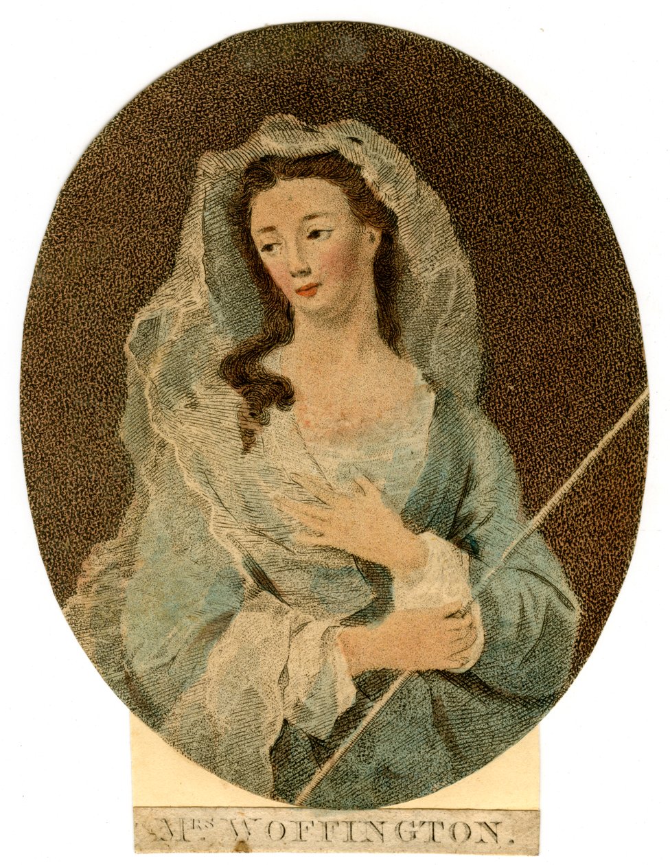 Mme Woffington, vers 1760 - Unbekannt