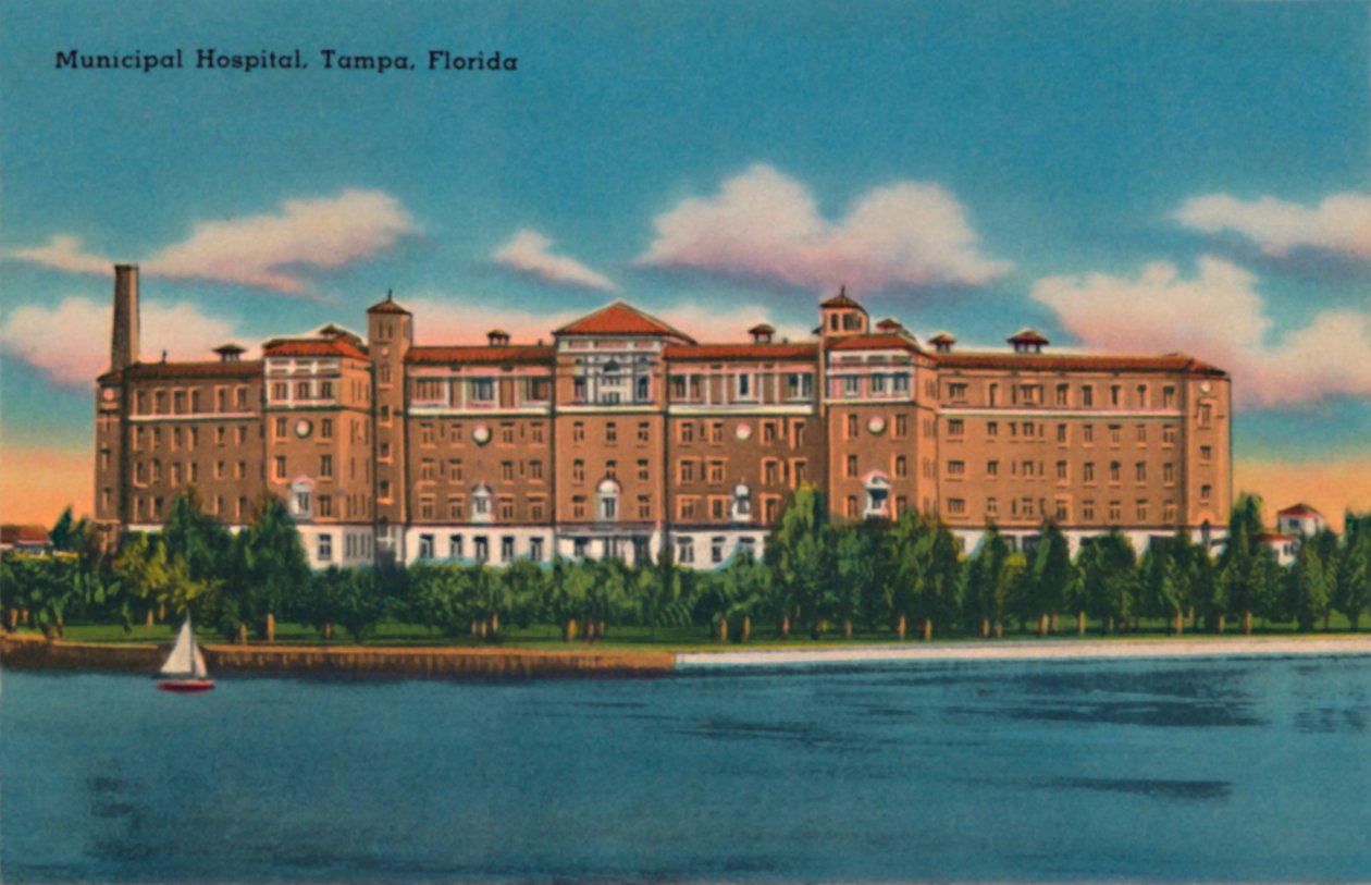 Hôpital Municipal, Tampa, Floride, années 1940 - Unbekannt