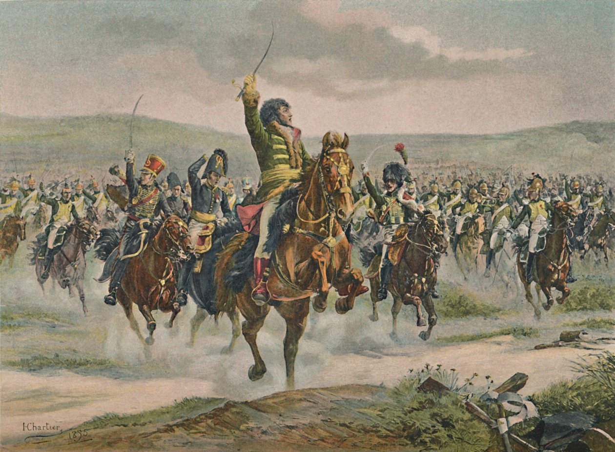 Murat menant la cavalerie à Iéna, 14 octobre 1806, 1896 - Unbekannt