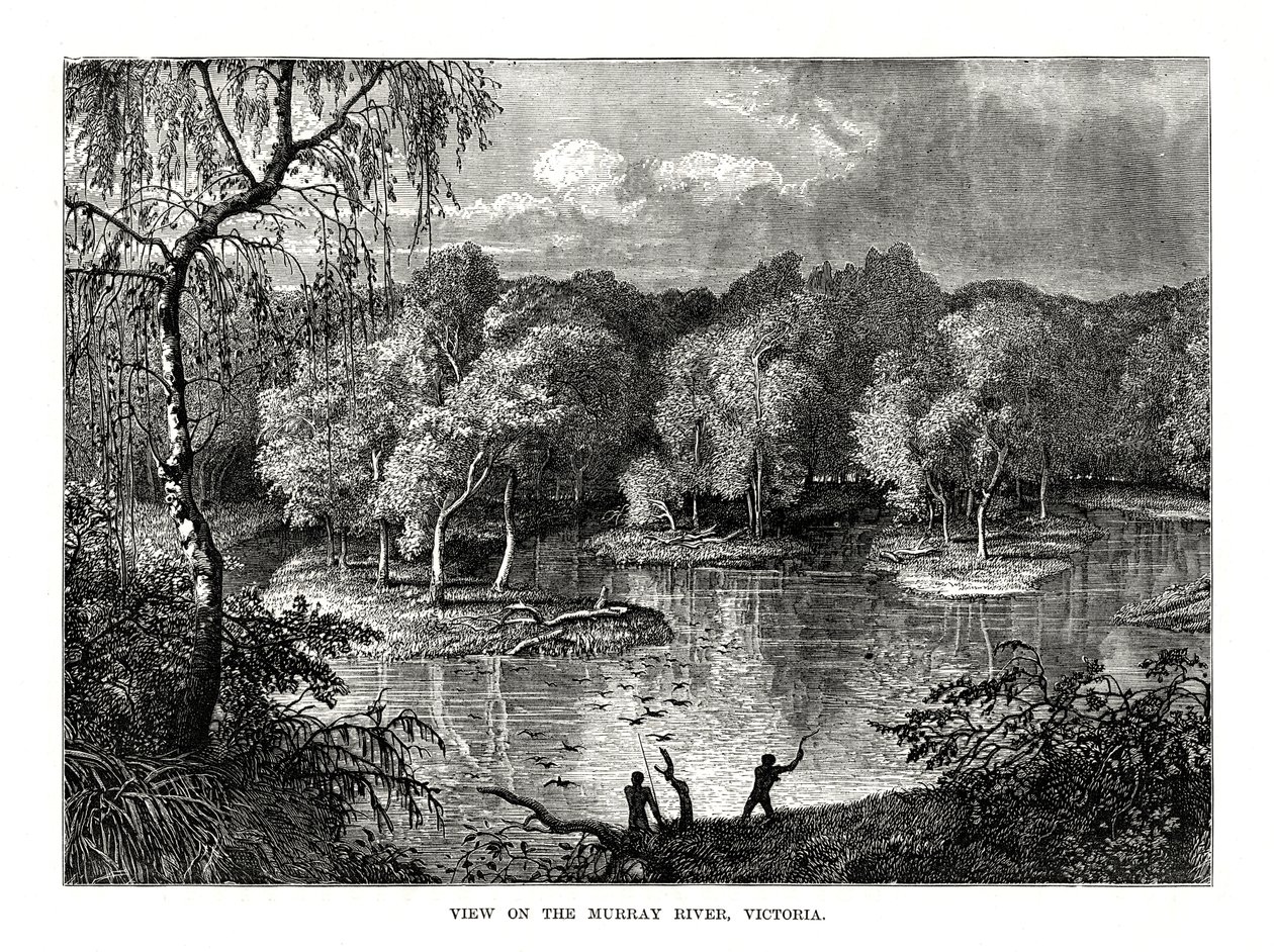 Rivière Murray, Victoria, Australie, 1877 - Unbekannt