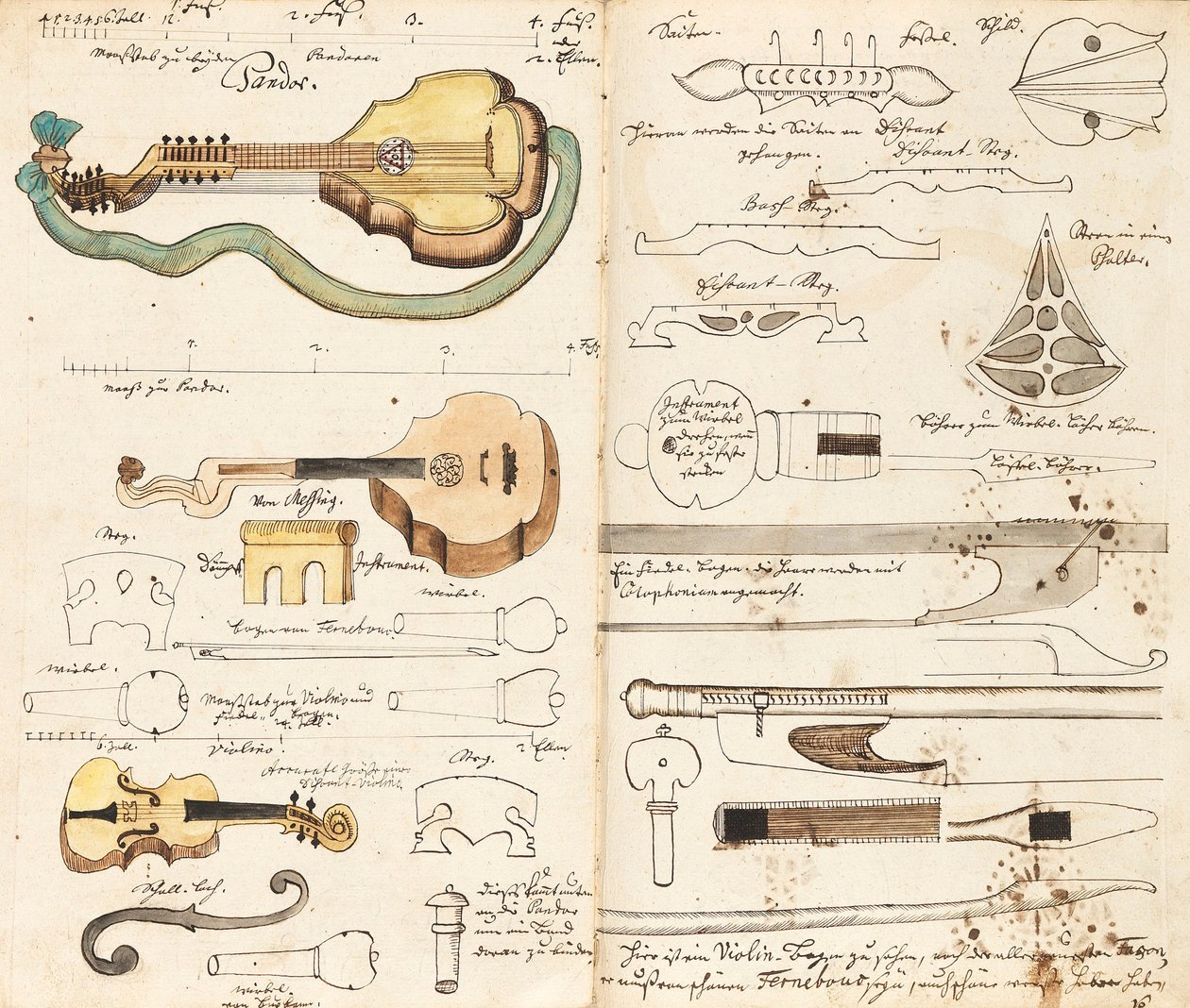 Manuscrit musical de Miners Music, vers 1760 - Unbekannt