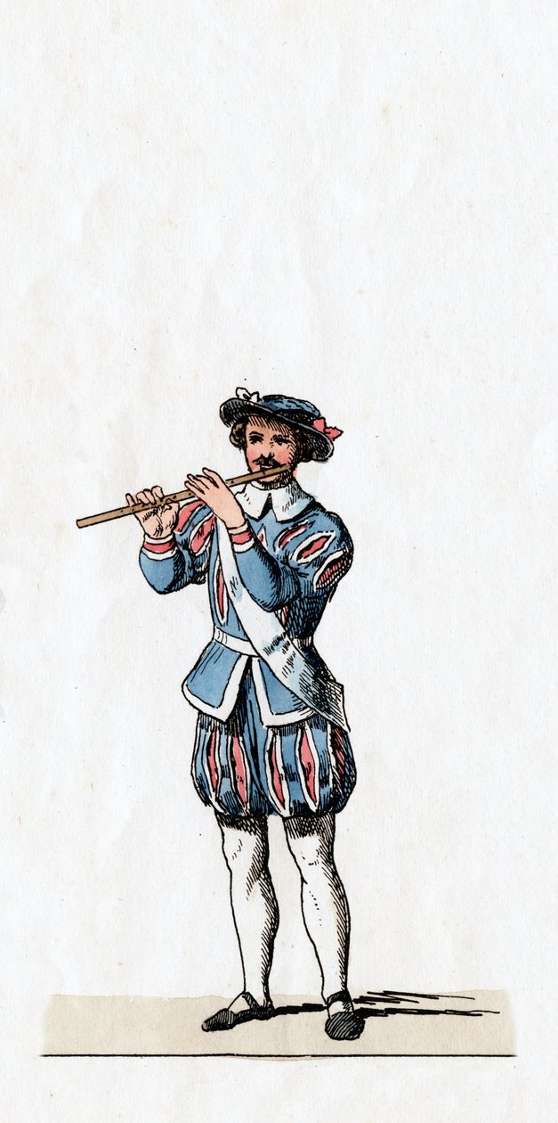 Musicien, costume pour la pièce de Shakespeare, Henry VIII - Unbekannt