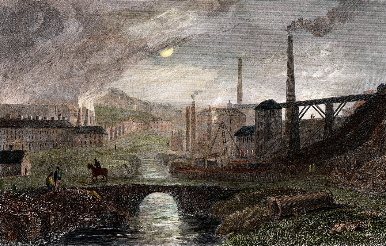 Usines de fer de Nant-y-Glow, Monmouthshire, Pays de Galles, vers 1780, vers 1830 - Unbekannt