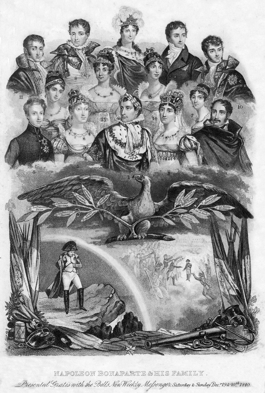 Napoléon Bonaparte et sa famille, 1840 - Unbekannt