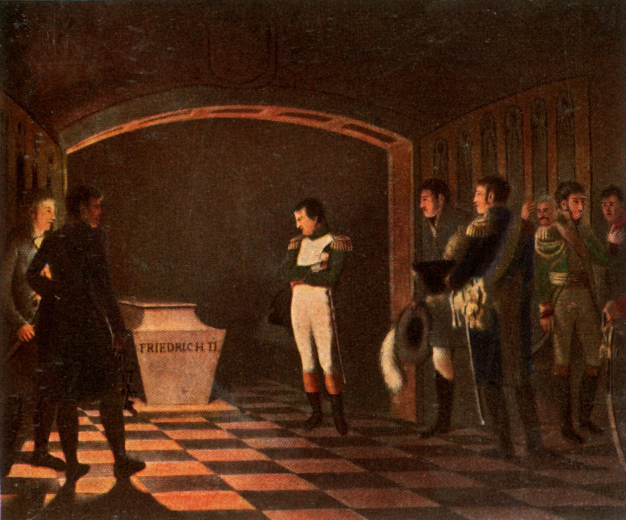 Napoléon Ier au tombeau de Frédéric le Grand, 27 octobre 1806, 1936 - Unbekannt