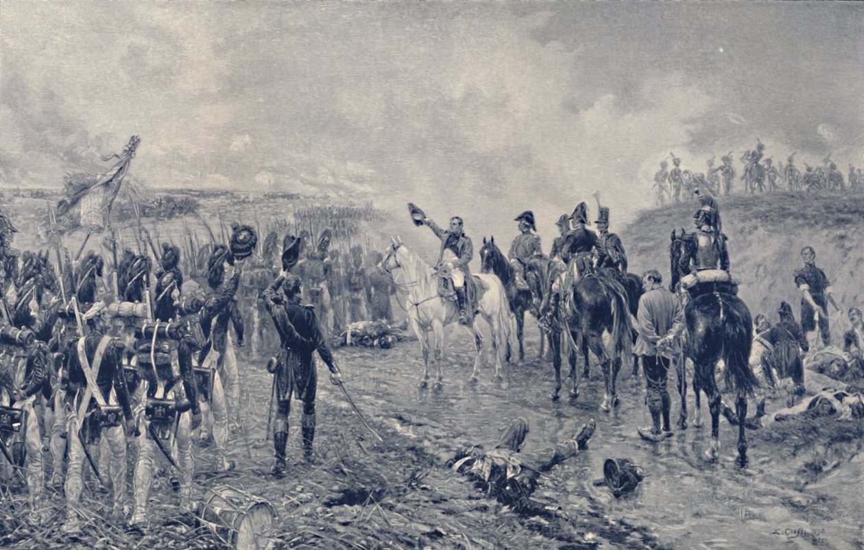Napoléon et la Vieille Garde avant Waterloo, 1815, 1896 - Unbekannt