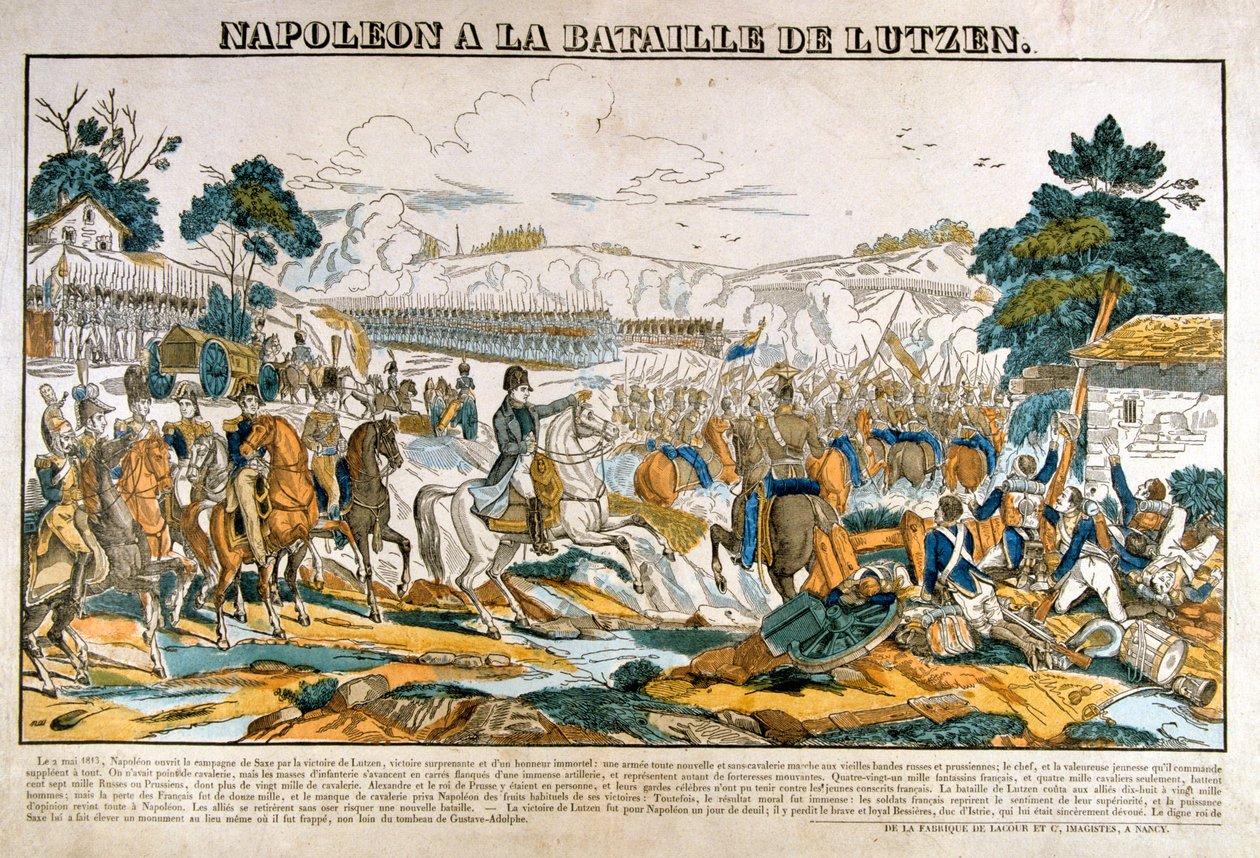 Napoléon à la bataille de Lützen, 2 mai 1813 - Unbekannt