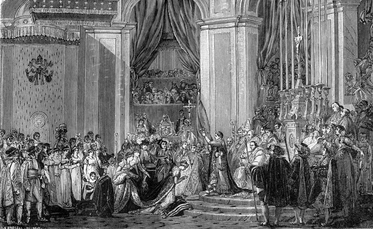 Napoléon couronne l