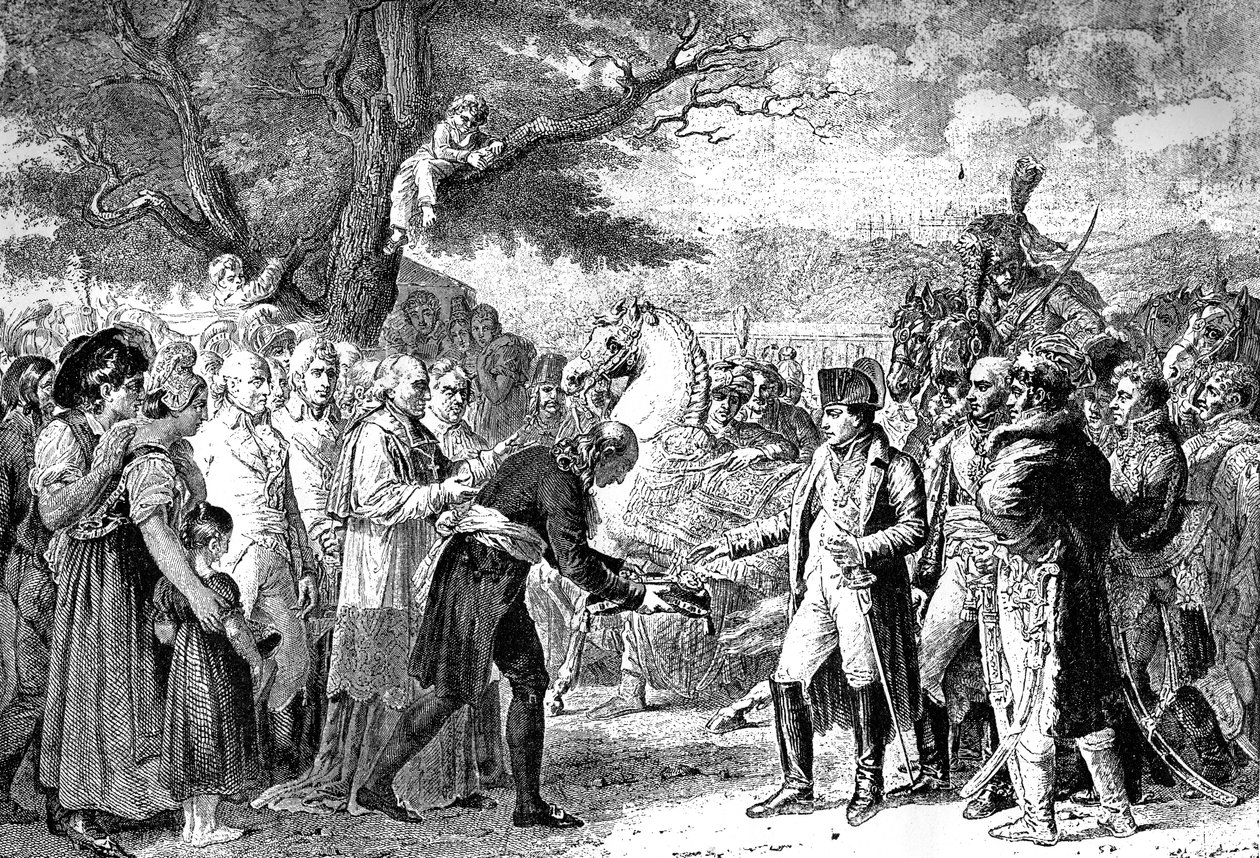 Napoléon reçoit les clés de Vienne, Schloss Schönbrunn, 13 novembre 1805, 1882-1884 - Unbekannt