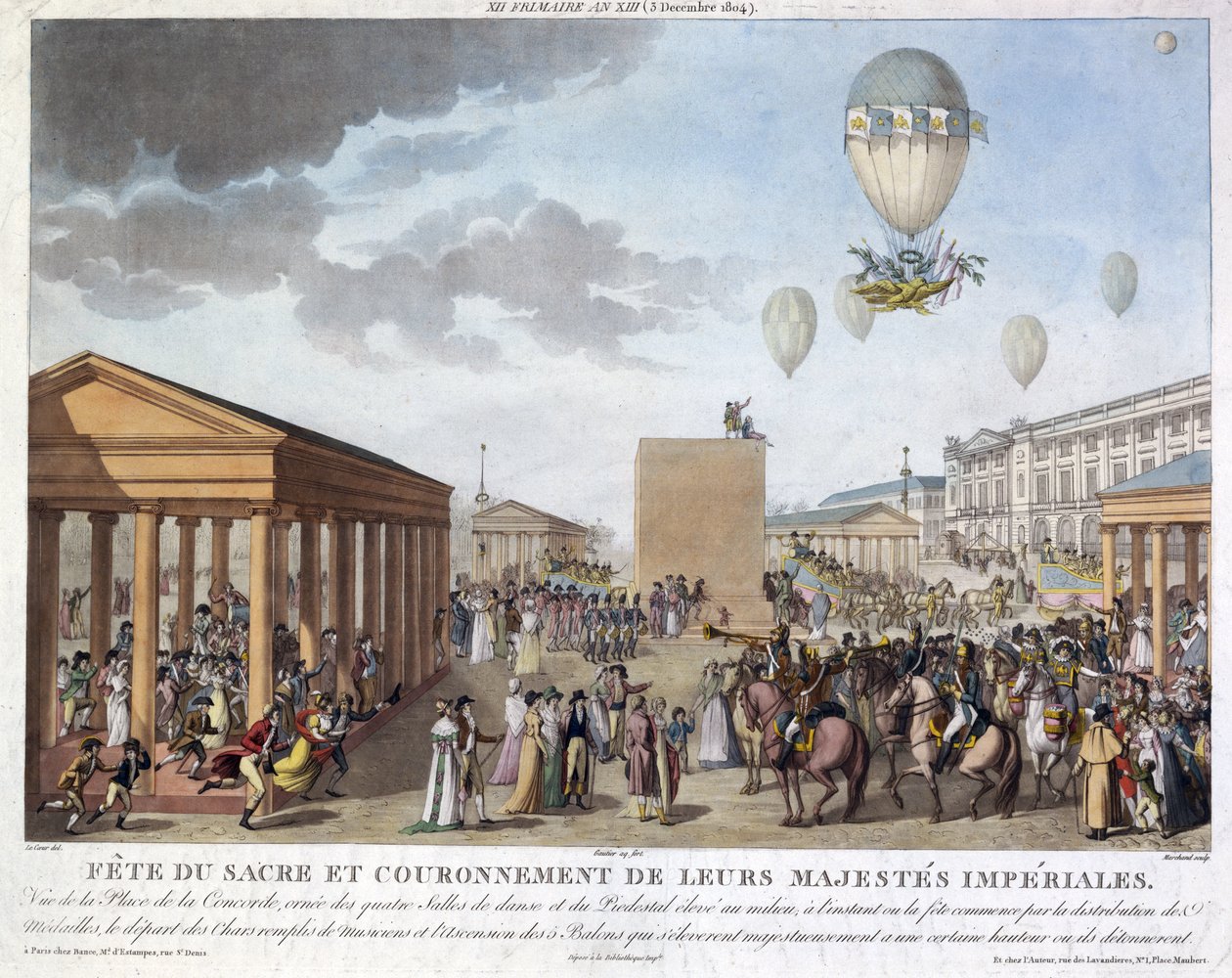 Célébrations du couronnement de Napoléon, 3 décembre 1804 - Unbekannt