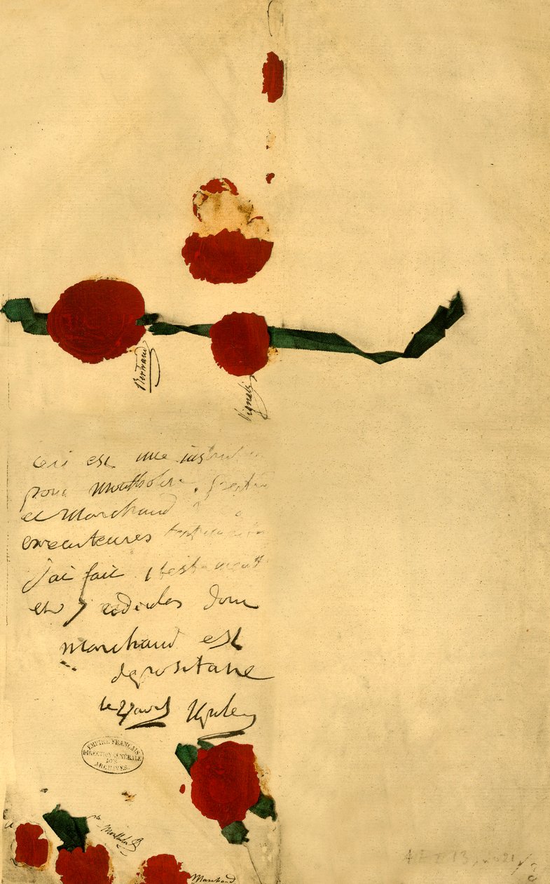 Le testament de Napoléon, 16 avril 1821, 1921 - Unbekannt