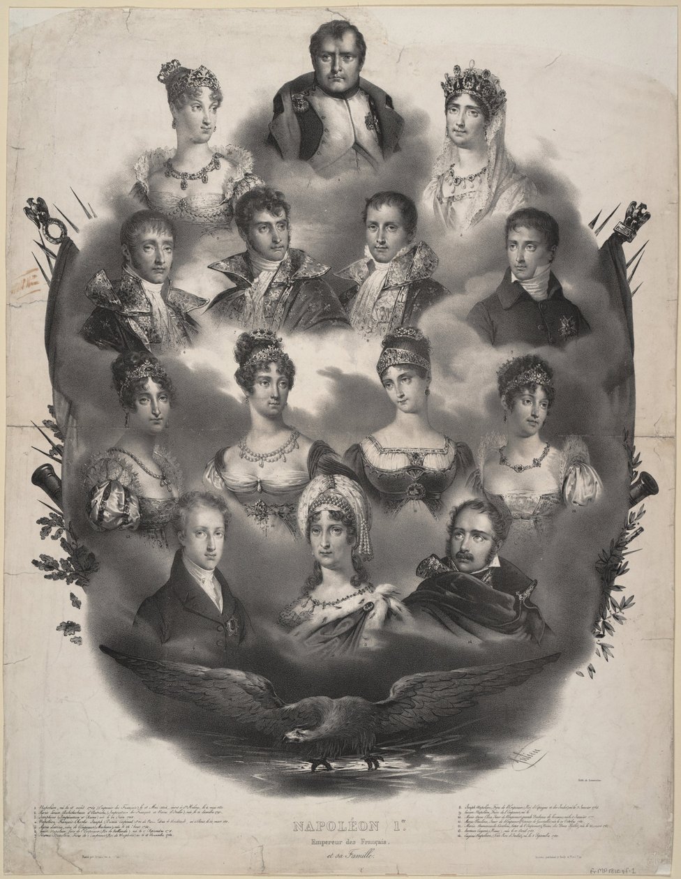 Napoléon I. Bonaparte et sa famille, 1832 - Unbekannt